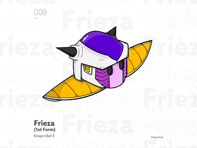 #008 Frieza design dragonballz fanart illustration