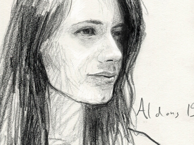 Laura art drawing illustration pencil portrait sketch