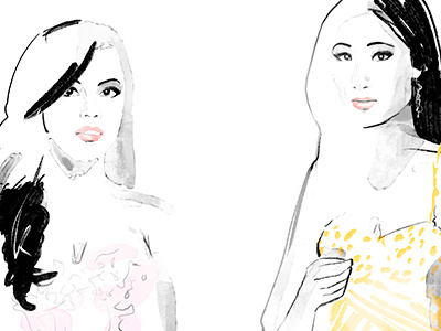 Seasons of Love drawing fashion illustration illustration watercolor