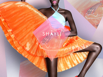 SHAYLI Splash page fashion splash page web design