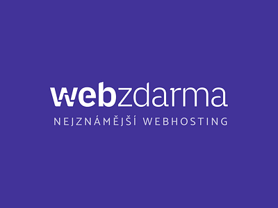 Webzdarma Logo blue branding cid design free freebie freebies freehosting hosting logo logotype symbol typography