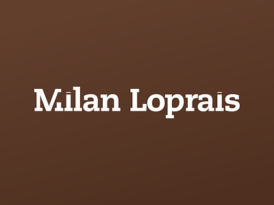 Milan Loprais Logotype