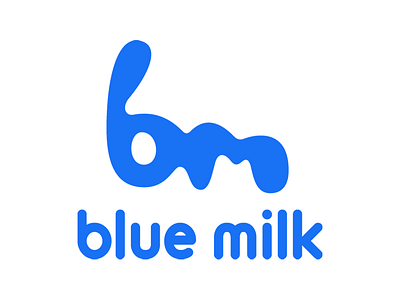 Bluemilk Logo blue cid liquid logo logotype milk