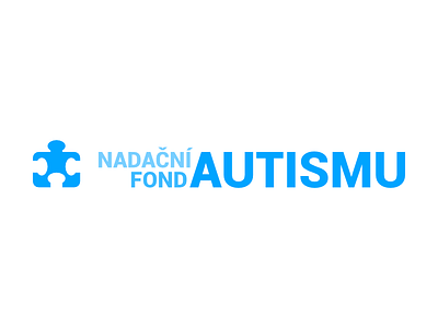 Autism Fund Logotype autism blue cid cyan logo logotype man person sign symbol