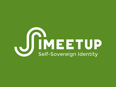 SSI Meetup Logotype green identity logo logotype meetup project sovereign ssi startup