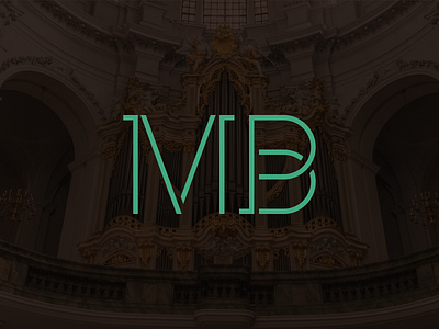 Michael Bartek Logotype branding brown cid design green logo logotype music organ sign symbol typography