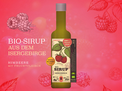 Sirup Label - Himbeere