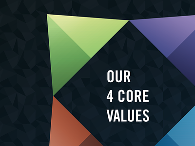4 Values colors colours geometry print values