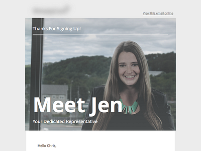 Welcome Email Template email photo template web web design