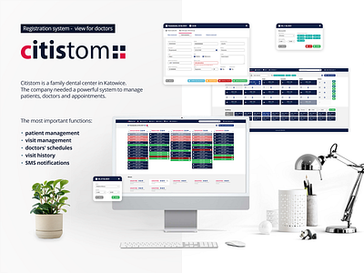 citistom - registration system: view for doctors