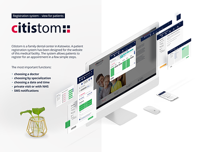 citistom: registration system - view for patients app app design design form medicine mobile app registration stomatology ui ui ux ux webdesign