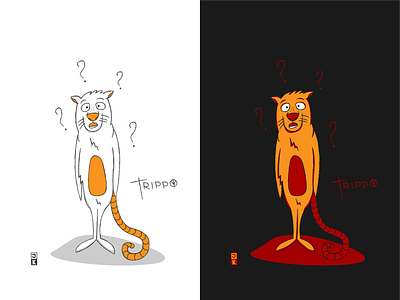 Trippy The Rat cartoon character art character design comic art illustration rat science