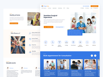 Pristyn Care Website Redesign creativity daily deals design design art designer doctor doctor appointment happiness healthcare hello dribbble redesign ui ux design website
