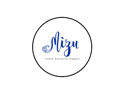 Mizu Logo branding circular design graphic graphic design logo logo design vector