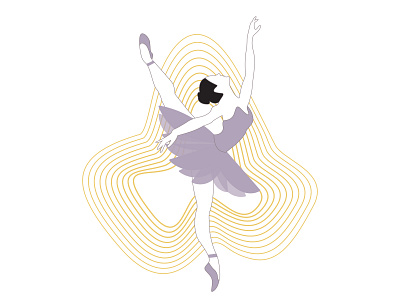 Illustration ballet ballet dance design dribbble graphic graphic design illustration vector