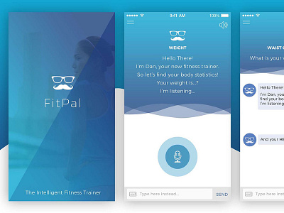 Fitbot app bot design