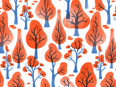 So long, Summer autumn forest illustration pattern photoshop