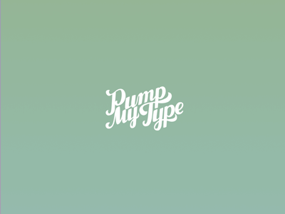 Logo design for Pumpmytype instagram account