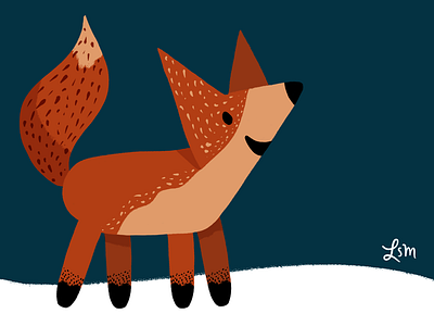 Foxy animals character design cute fox illustration kids woods