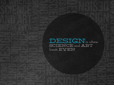 Design Quote Poster (#2) blue deming quote typography