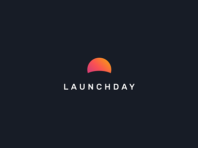 Launchday Logo dark logo sun