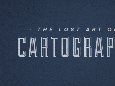 Cartography blue duke topography typography
