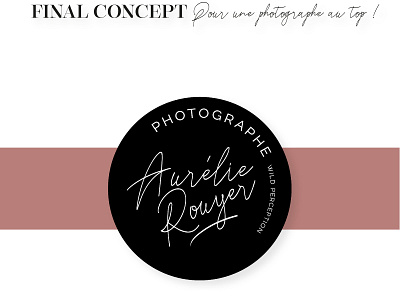 Photographer Logo : Aurelie Rouyer branding branding design concept freelancer graphic design logo photo photograhy photographer photographer logo vector wildlife