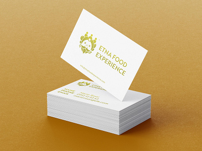 Etna Food Experience | Business Cards brand design brand identity branding design identity identitydesign illustration logo logotype typography