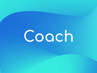 Coach app exploration branding gradient logo mesh