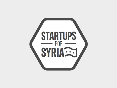 Startups for Syria crisis flag logo startups syria