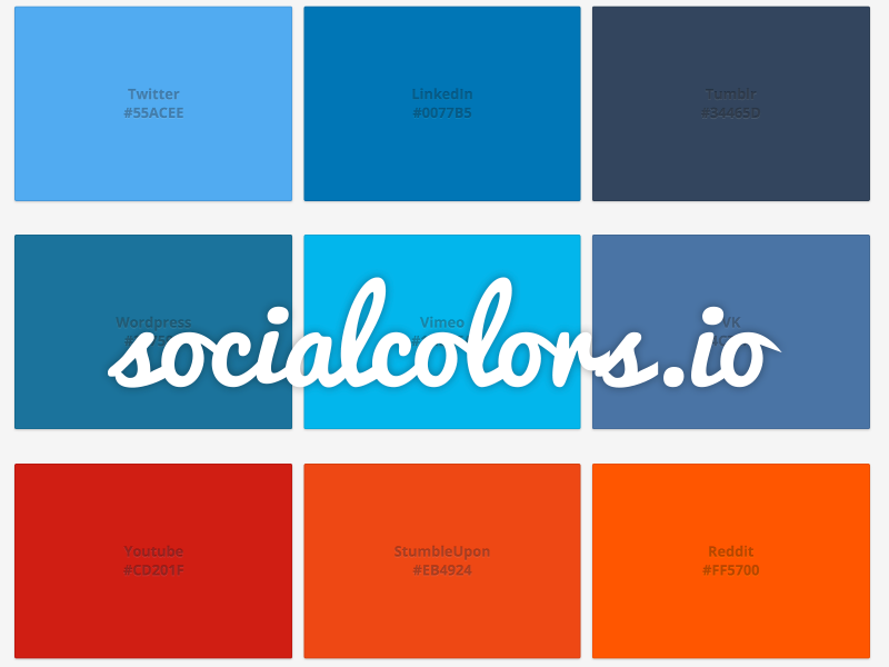 Social colors tool by b☲n on Dribbble