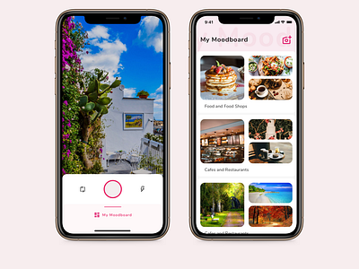 My mood board app