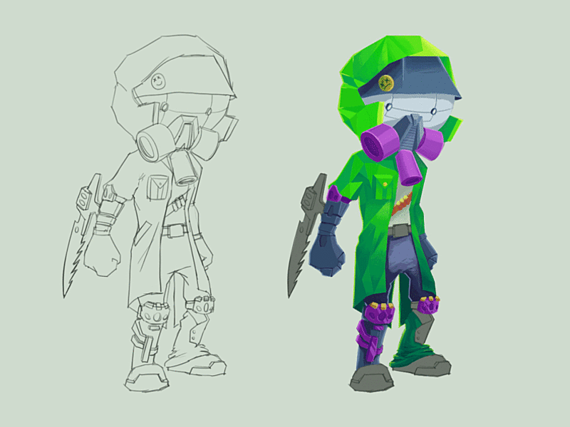 Cyberpunk early character concept concept concept art cyberpunk daftmobile game mobile