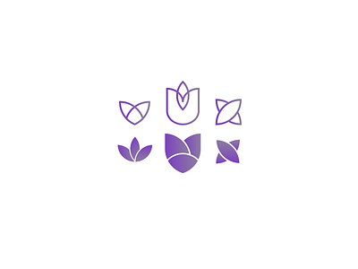 Flowers branding icon logo logo design fun creativity