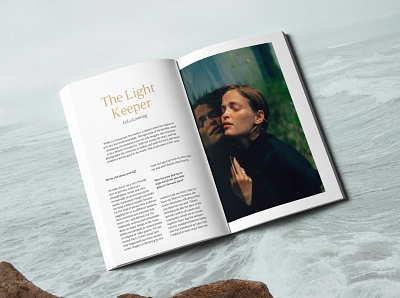 Meeresvøgel - Feature health indesign layout magazine mentalhealth print printing sea water waves zine
