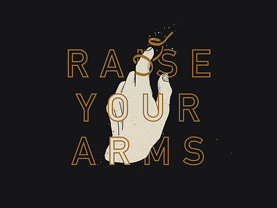 Raise Your Arms design flat hand hands illustration illustrator m83 procreate texture tgts truegrit truegrittexturesupply ui vector