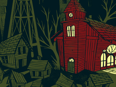 Sneak Peek design gigprint illustration poster screenprint