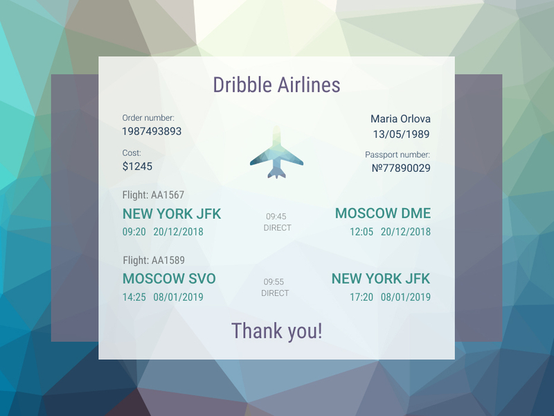 Flight Receipt Designs Themes Templates And Downloadable Graphic   625146f08719a69ebb1792b0757d9cd9 