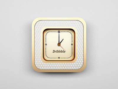 Dribbble Box Clock (c'mon rebound) box clock dribbble rebound
