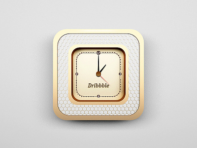 Dribbble Box Clock (c'mon rebound)
