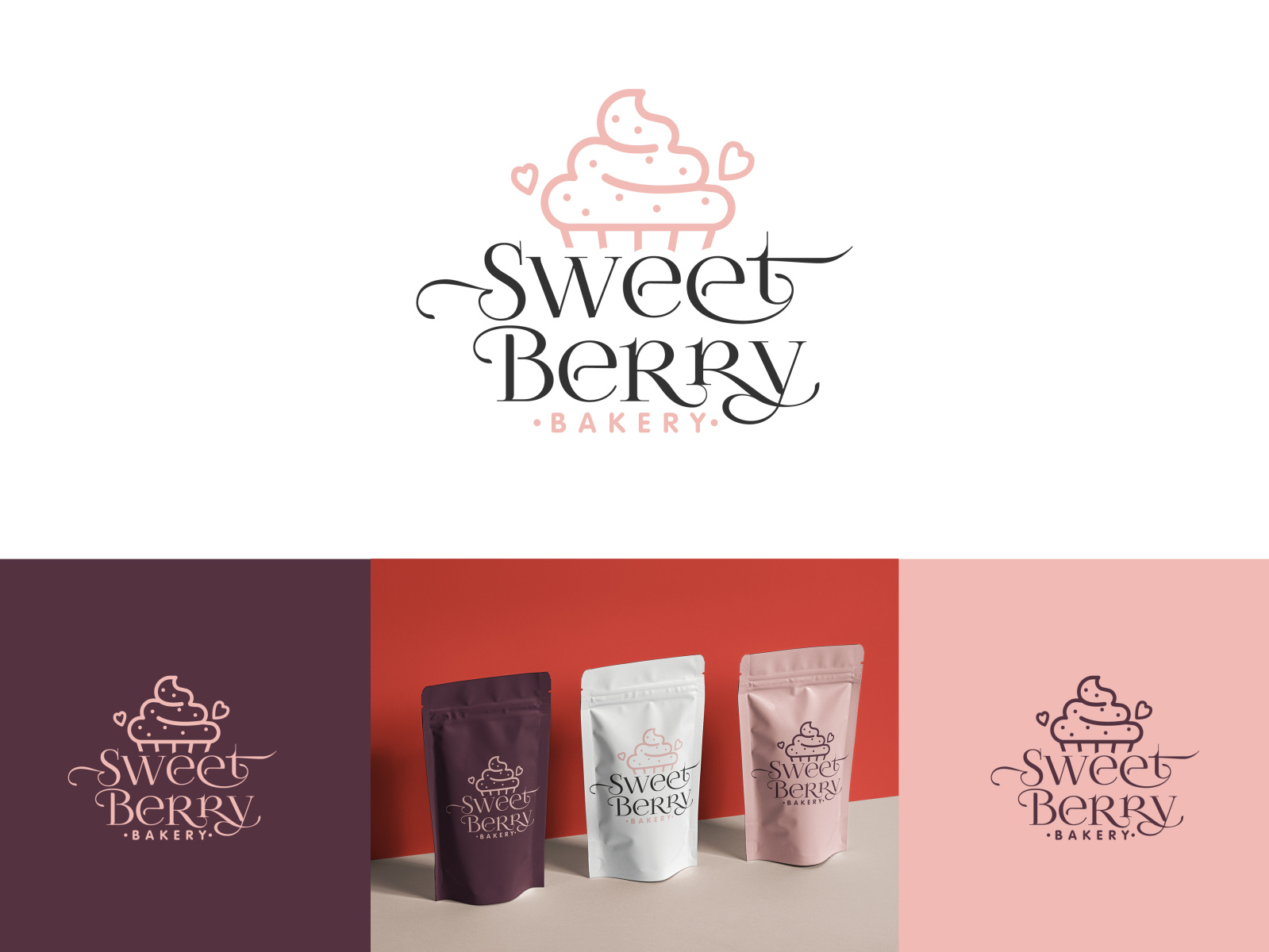 Sweet Berry Bakery Logo Concept by Fahad Meer on Dribbble