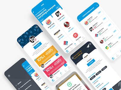 Coupon Mobile App app design ui ux