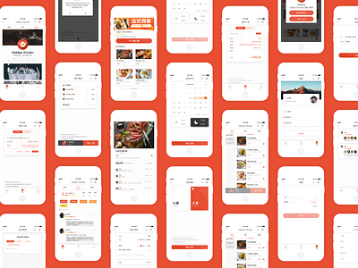 Table reservation app user interface app design dribbble food food app reservation ui ux 设计