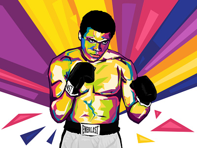 Muhammad Ali 2022 boxing cassiusclay digital hiphop illustration muhammadali