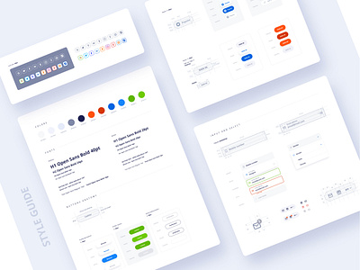 Style Guide for UI/UX project branding design style guide styleguide ui uikit ux