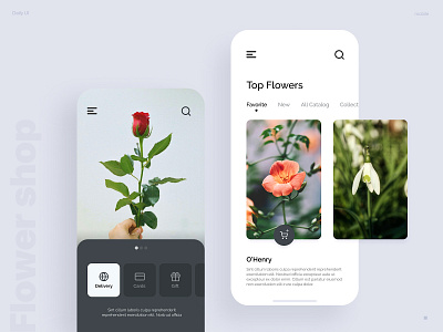 Flower shop - daily ui