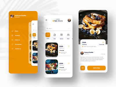 cafeline app -  UI/UX