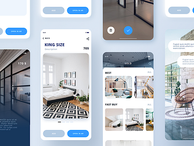 UI Mobile app - Interior store