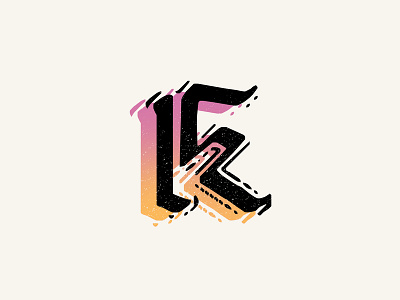 Personal logo research artwork branding colors design dribbleshot graphic design letter logo type typography vector