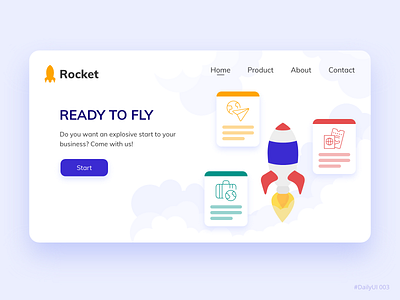 Landing page  - Daily UI #003